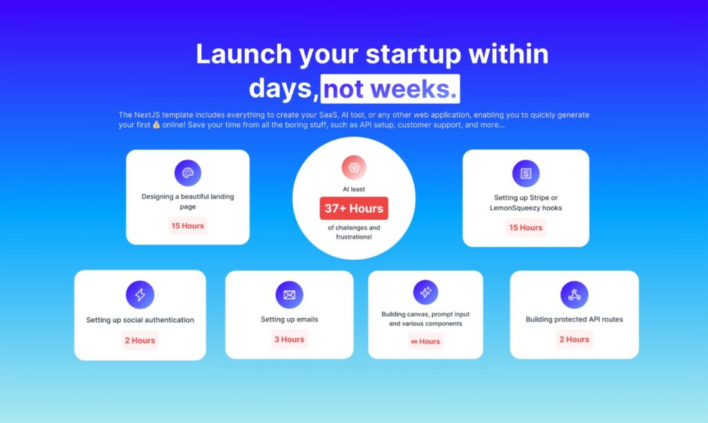 NextStarterAI - an example on how you can launch a startup within a few days. 