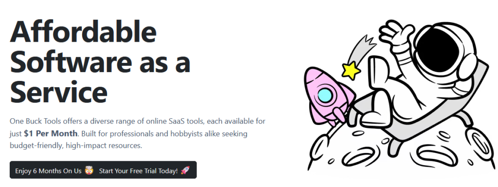 Affordable SaaS Tools - OneBuck.Tools